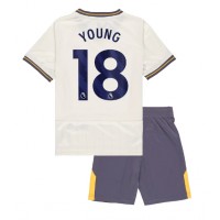 Everton Ashley Young #18 Tredjedraktsett Barn 2024-25 Kortermet (+ Korte bukser)